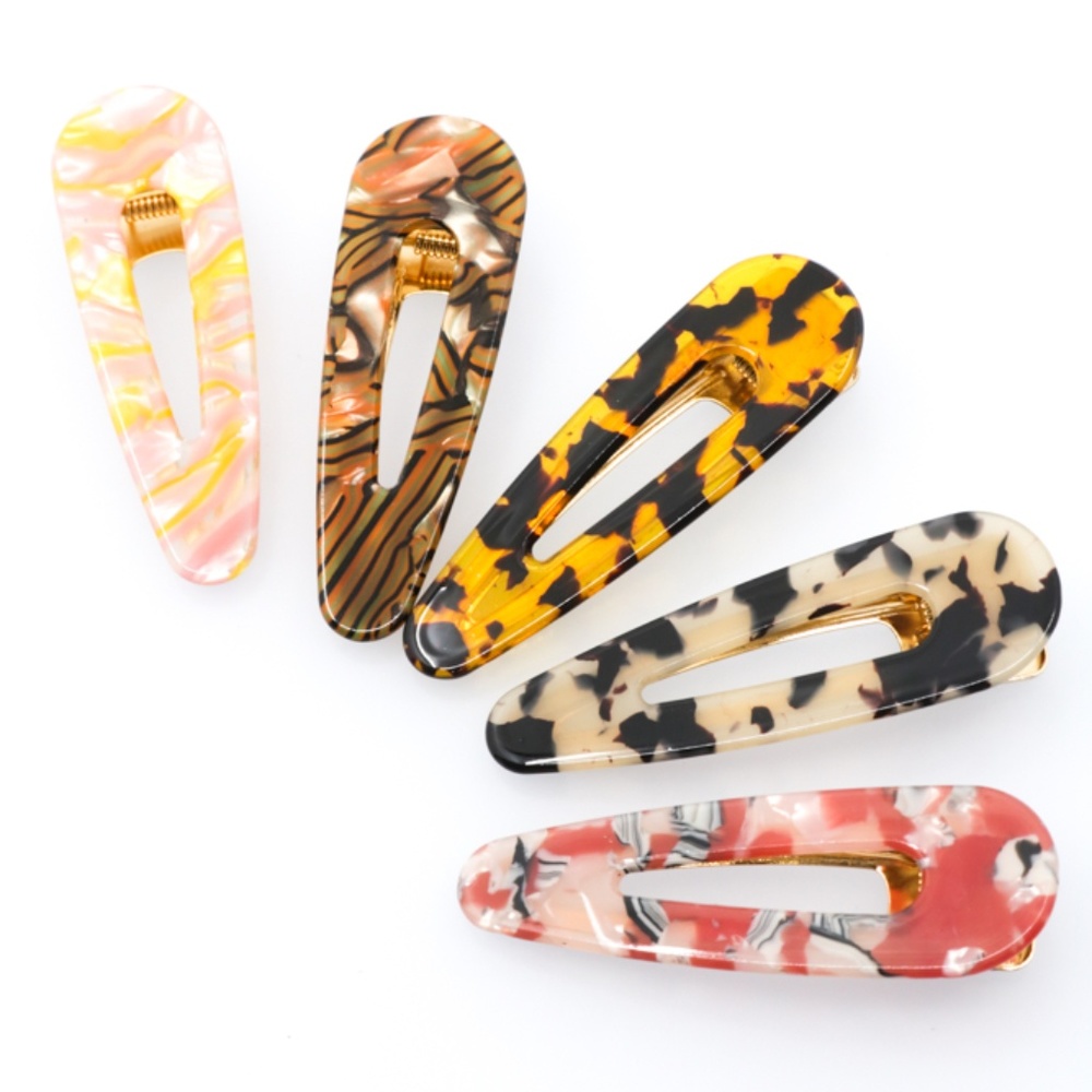 Aesthetic Marble Drop & Leaf Bronze